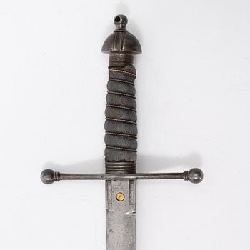 A Scottish infantry officer's sword with cross hilt and field scabbard, by Henry Wilkinson, London.