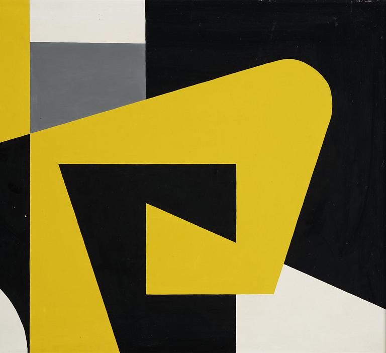 Lars-Gunnar Nordström, Composition in white, yellow and black.