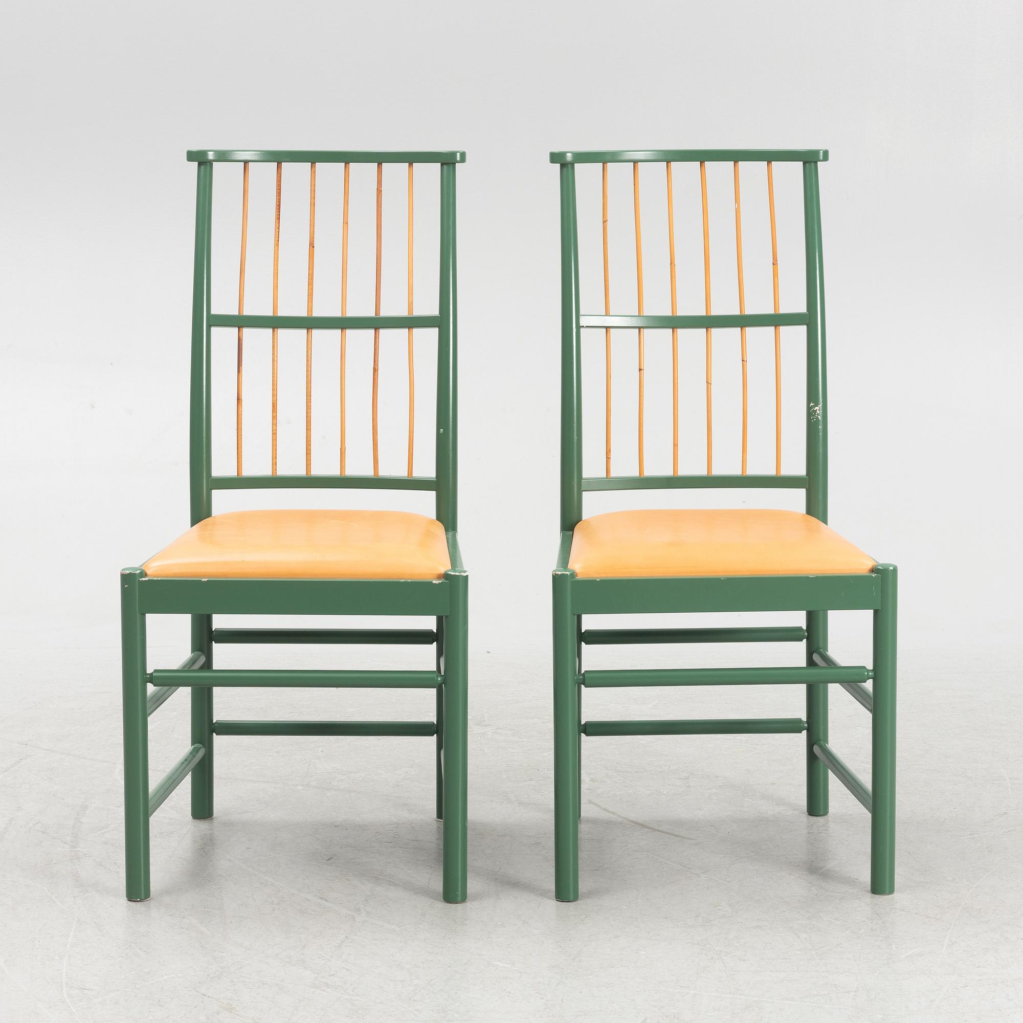 Josef Frank, stolar, 6 st, modell 2025, Firma Svenskt Tenn.