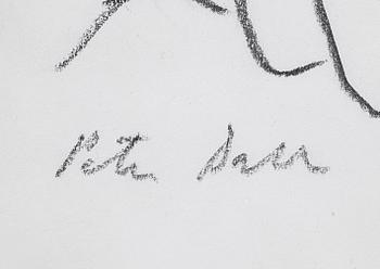 DAHL, PETER, blyertskiss, sign.