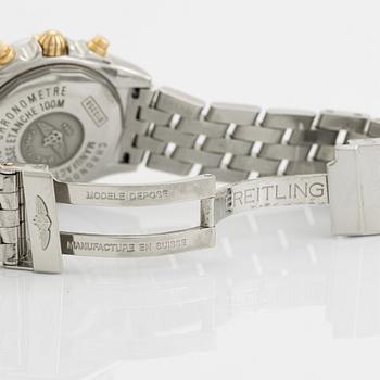 Breitling, Chrono Cockpit, chronograph, wristwatch, 39 mm.