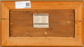 SEVERIN NILSON, olja på pannå, signerad.