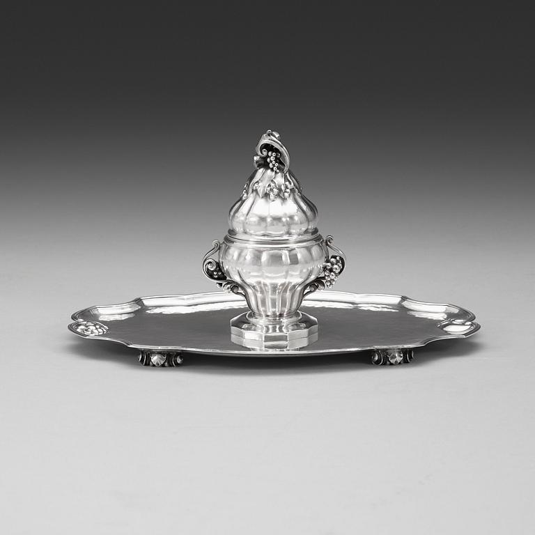 GEORG JENSEN, skrivställ, Köpenhamn 1915-27,