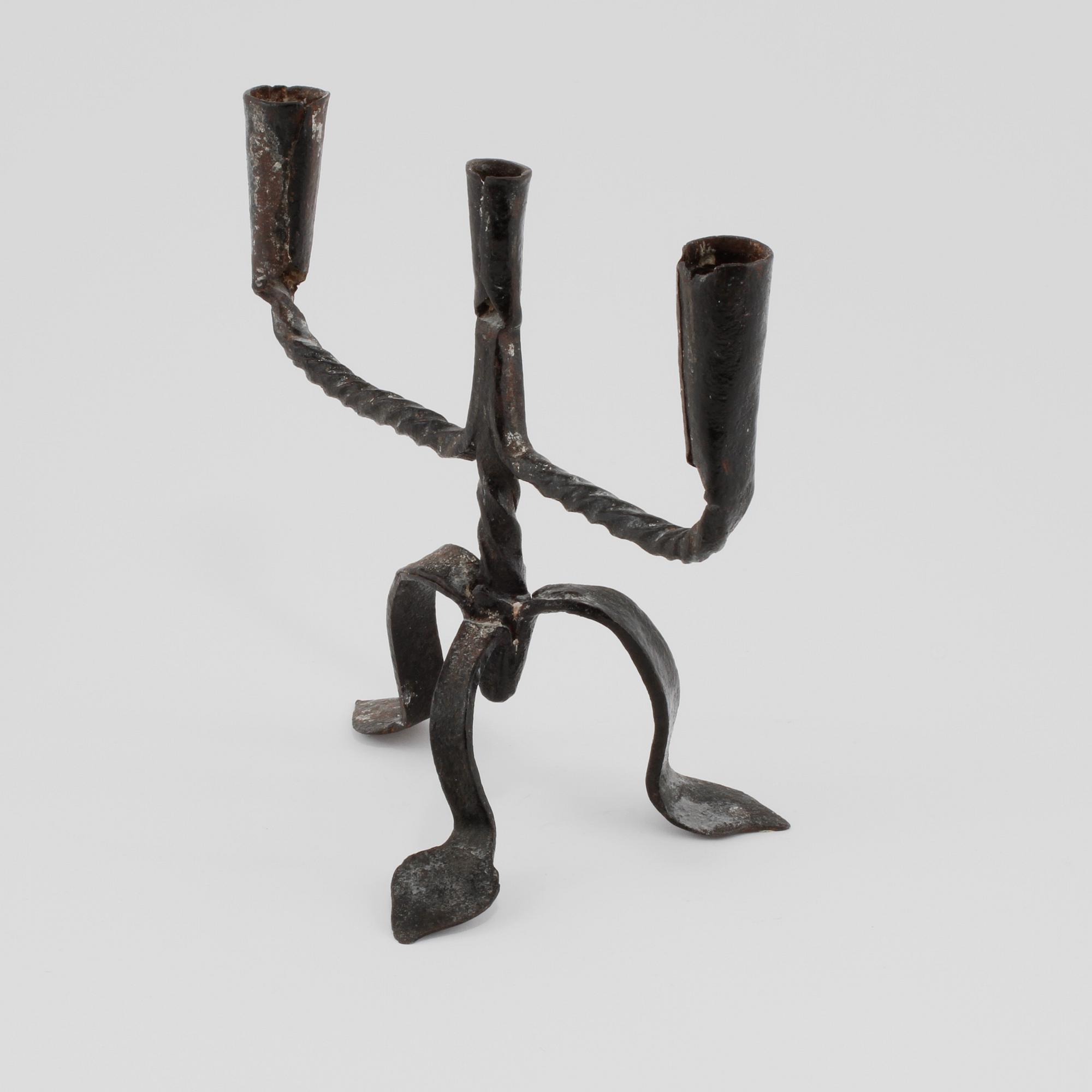 LJUSSTAKE, smide, 1700-tal.