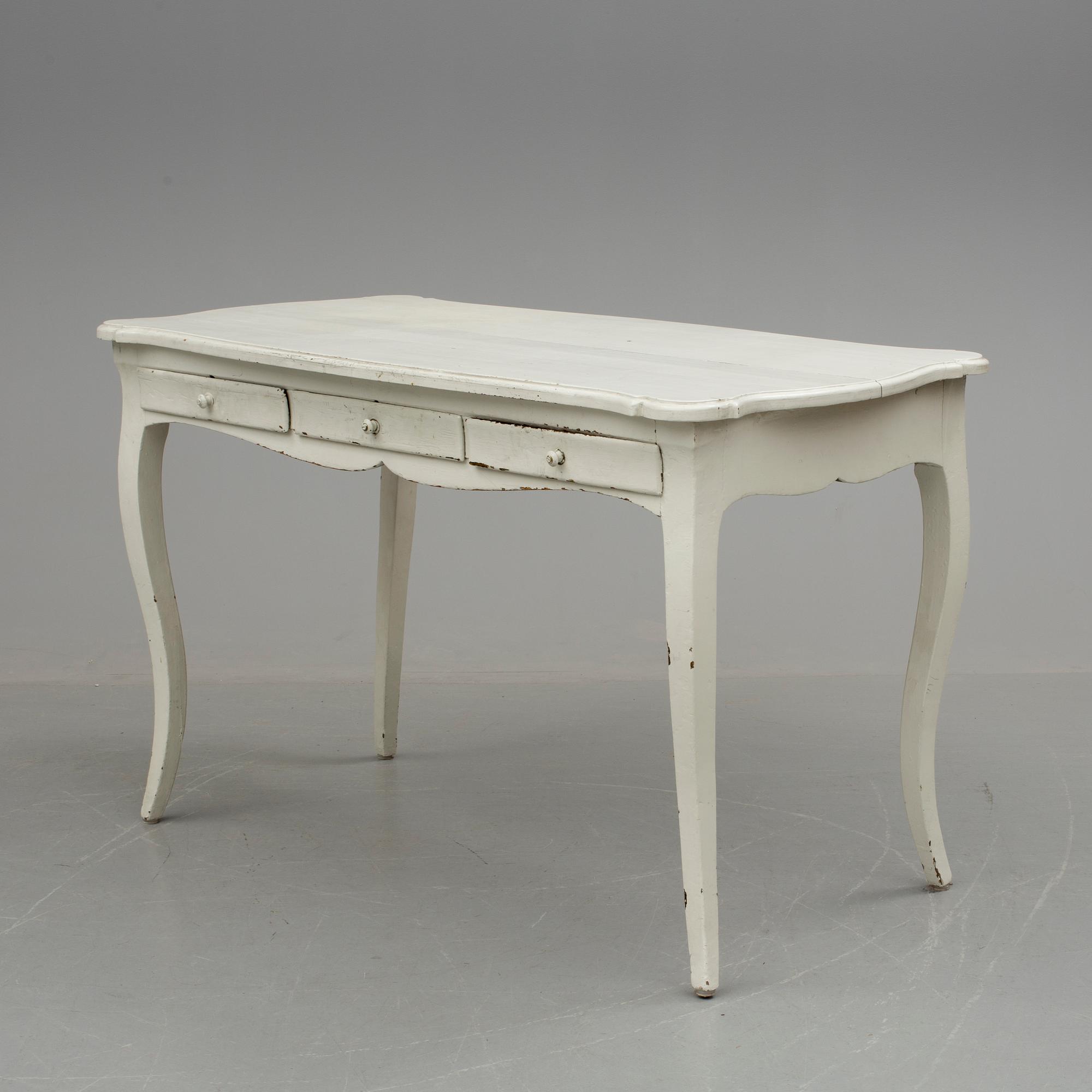 SKRIVBORD, rokoko, omkring år 1800.