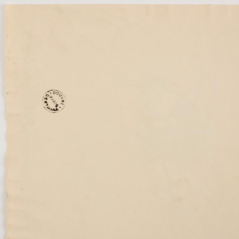 Sigrid Hjertén, A woman sitting in a flower.