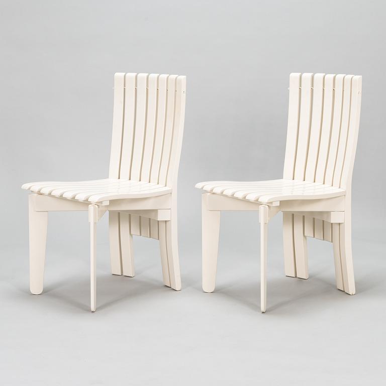 Alvar Aalto and Aino Aalto, a 5-piece 'Aurinko' (Sun-series) garden furniture suite for Artek 2008.