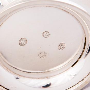 Three Danish silver bowls, two with mark of Grann & Laglye and one marked Christian F. Heise, 1922-37.