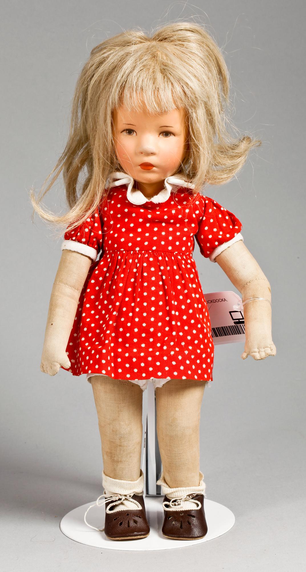 KÄTHE-KRUSE FLICKDOCKA, Tyskland, 1940/50-tal.