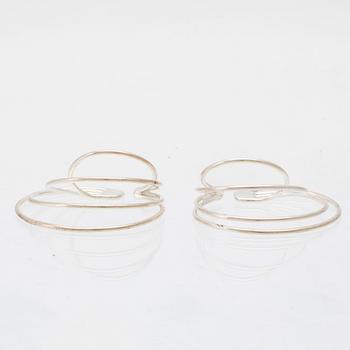 Georg Jensen, örhängen "Alliance" silver.