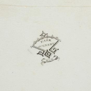 SERVISDELAR, 33 st. Part Scenery, H&B, England, 1800-talets slut.