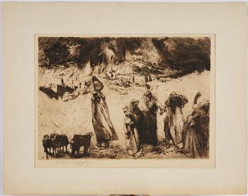 Erich Wolfsfeld, Two biblical scenes.