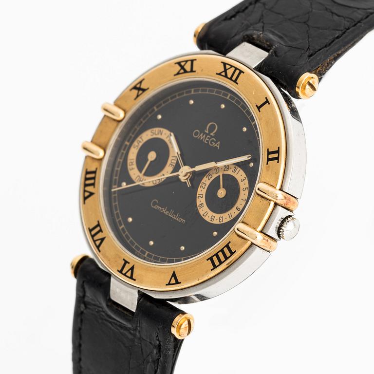 Omega, Constellation, "Black Dial", armbandsur, 33 mm.