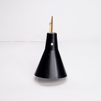 VÄGGLAMPA, stämplad Valinte Oy, 1900-talets mitt.