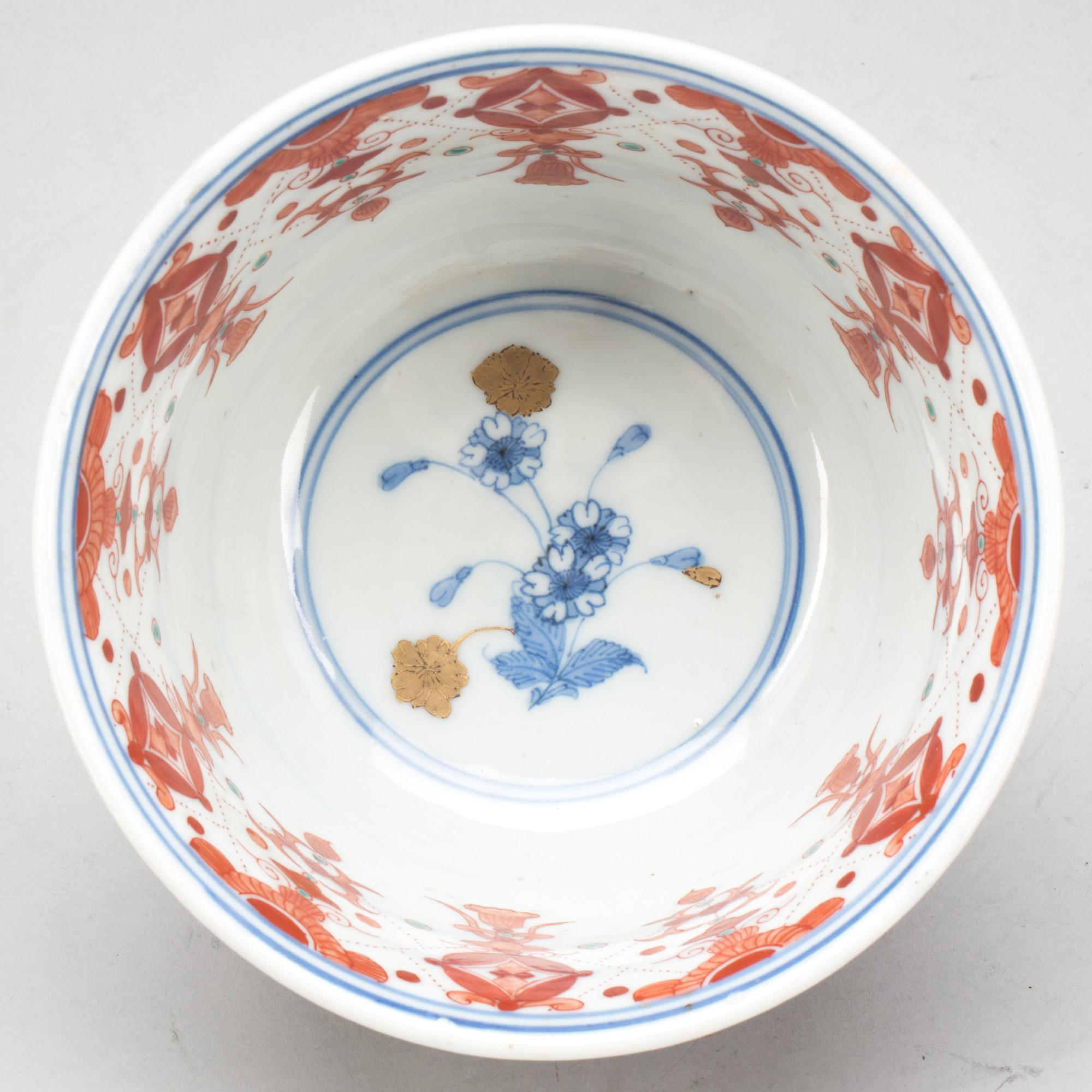 SKÅL, porslin mm. Orientalisk, 1900-tal.