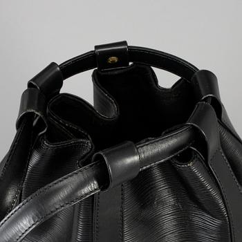 LOUIS VUITTON, a 'Randonne' black Epi bag.