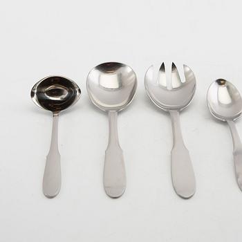 Georg Jensen, Cutlery service, 33 pieces, stainless steel, "Mitra", Denmark.