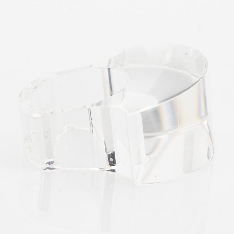 Siv Lagerström, three rings, acrylic plastic, 1970s.
