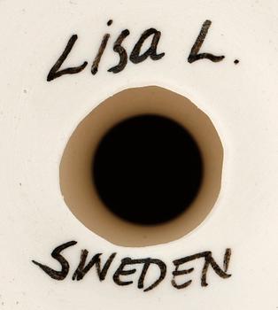 FIGURINER, ett par, stengods, Lisa Larson Gustavsberg.