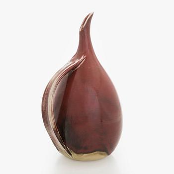 Toini Muona, A ceramic vase, signed TM.