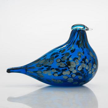 Oiva Toikka, glasfågel, signerad O. Toikka Nuutajärvi, numrerad 44/500.