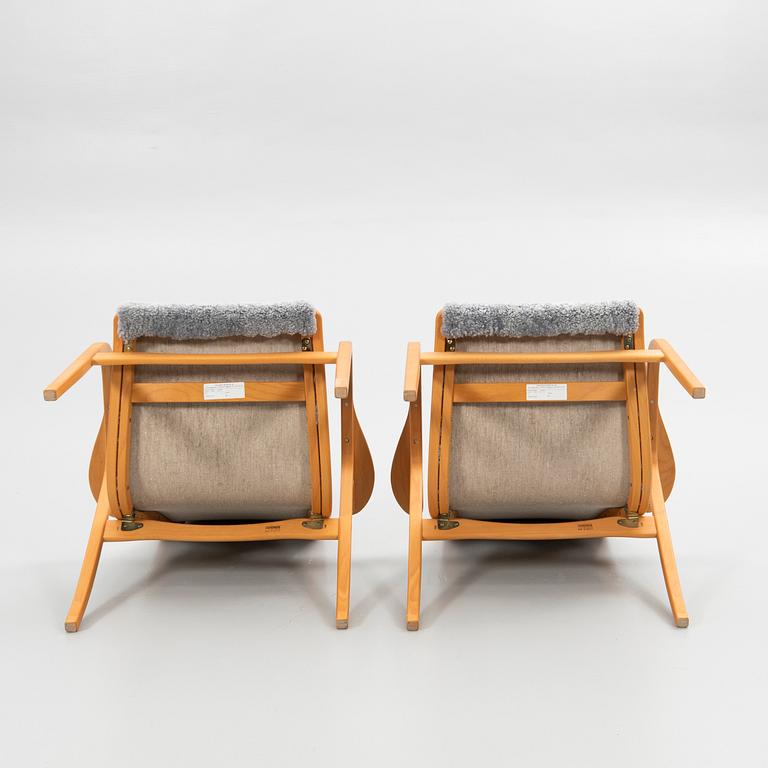 Yngve Ekström, karmstolar, ett par, "Lamino", Swedese, Sweden, 2000-tal.