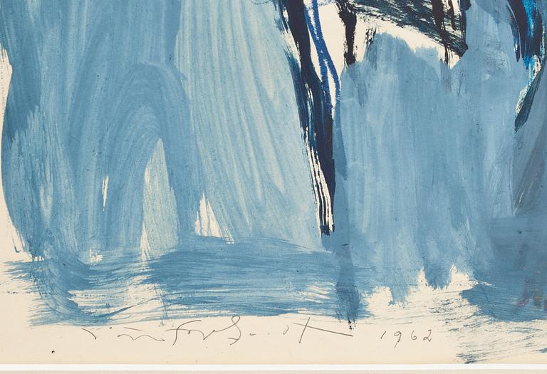 JÖRGEN FOGELQUIST, gouache, sign o dat 1962.