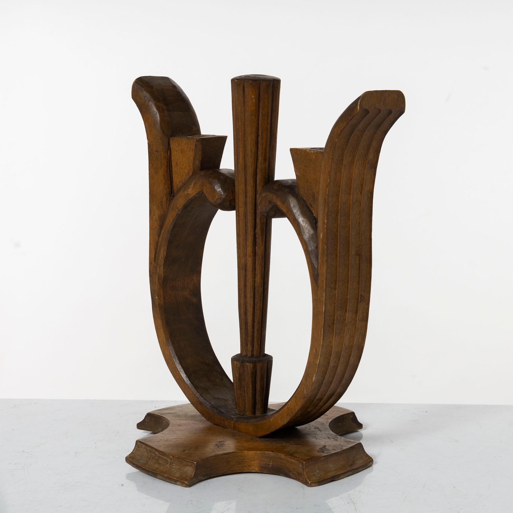 Bo Fjaestad, ljusstake, egen verkstad, Arvika, 1947.