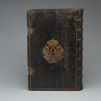 KARL XII:s BIBEL, "Biblia, thet är all then heliga skrift på swensko....", Stockholm 1702-1703.