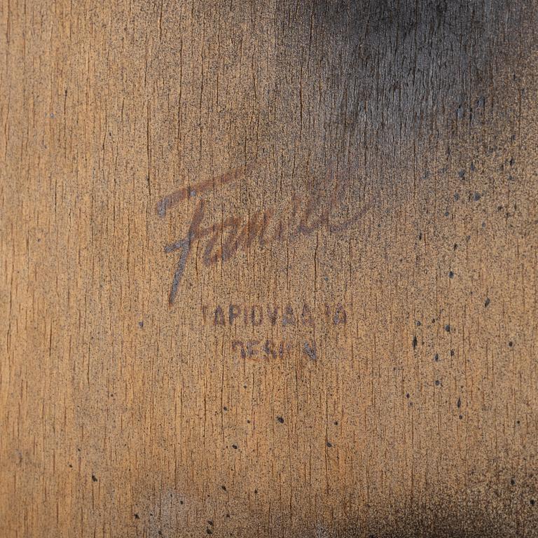 Ilmari Tapiovaara, a set of six 'Fanett' chairs from Edsbyverken, 1960's.