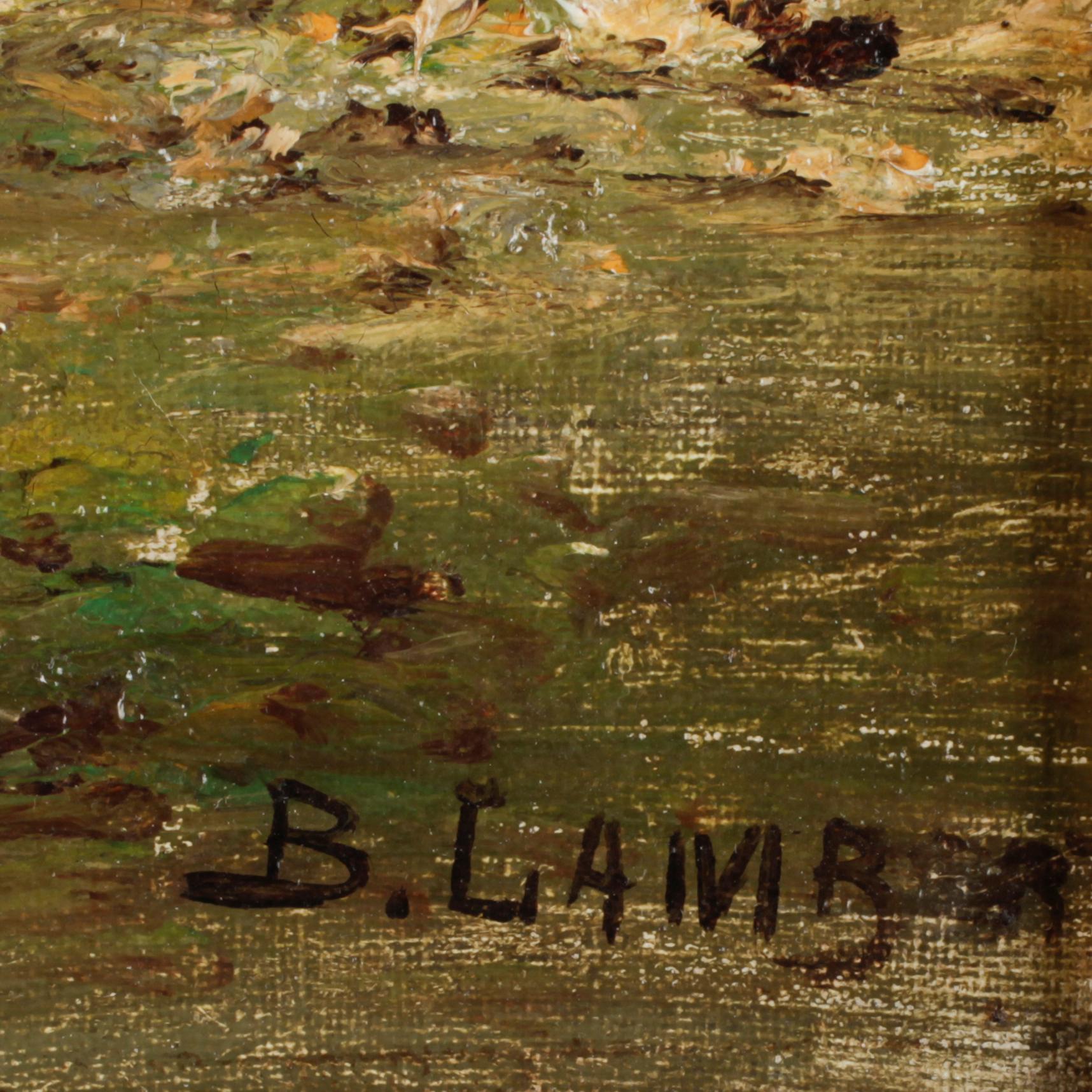B. LAMBERT, olja på duk, sign.