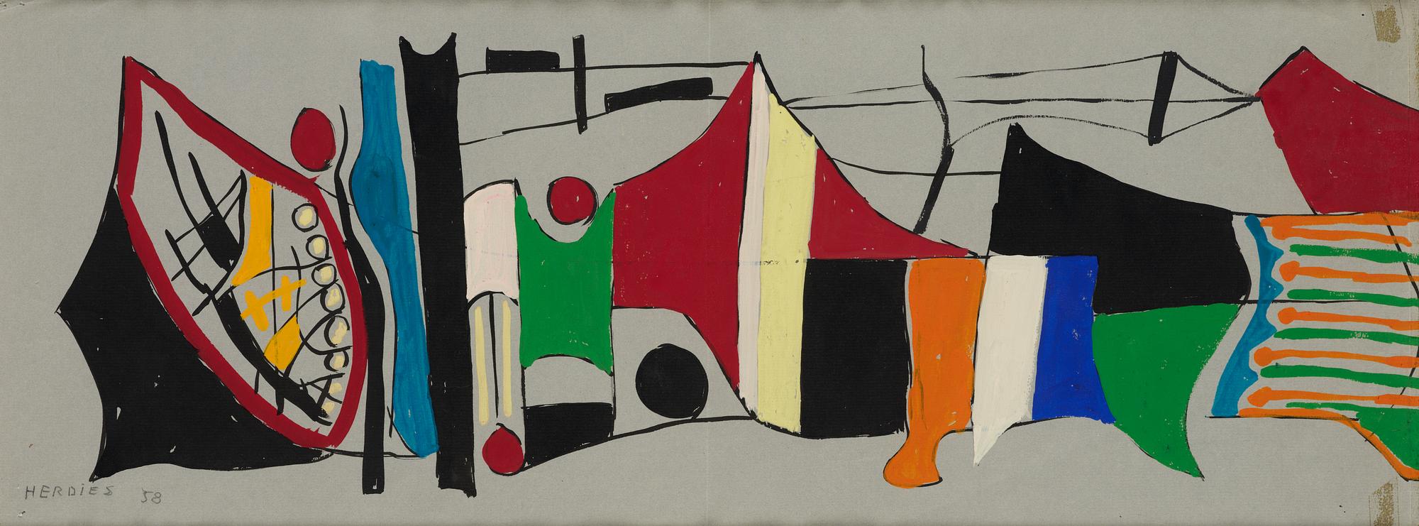 Olivier Herdies, "Peinture Mural II".