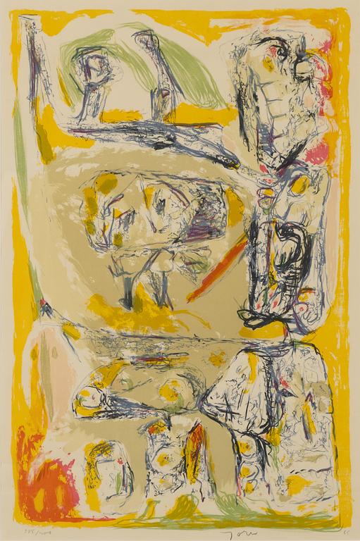 Asger Jorn, "Les Suedoises s'amusent"(The Swedish women are having fun).