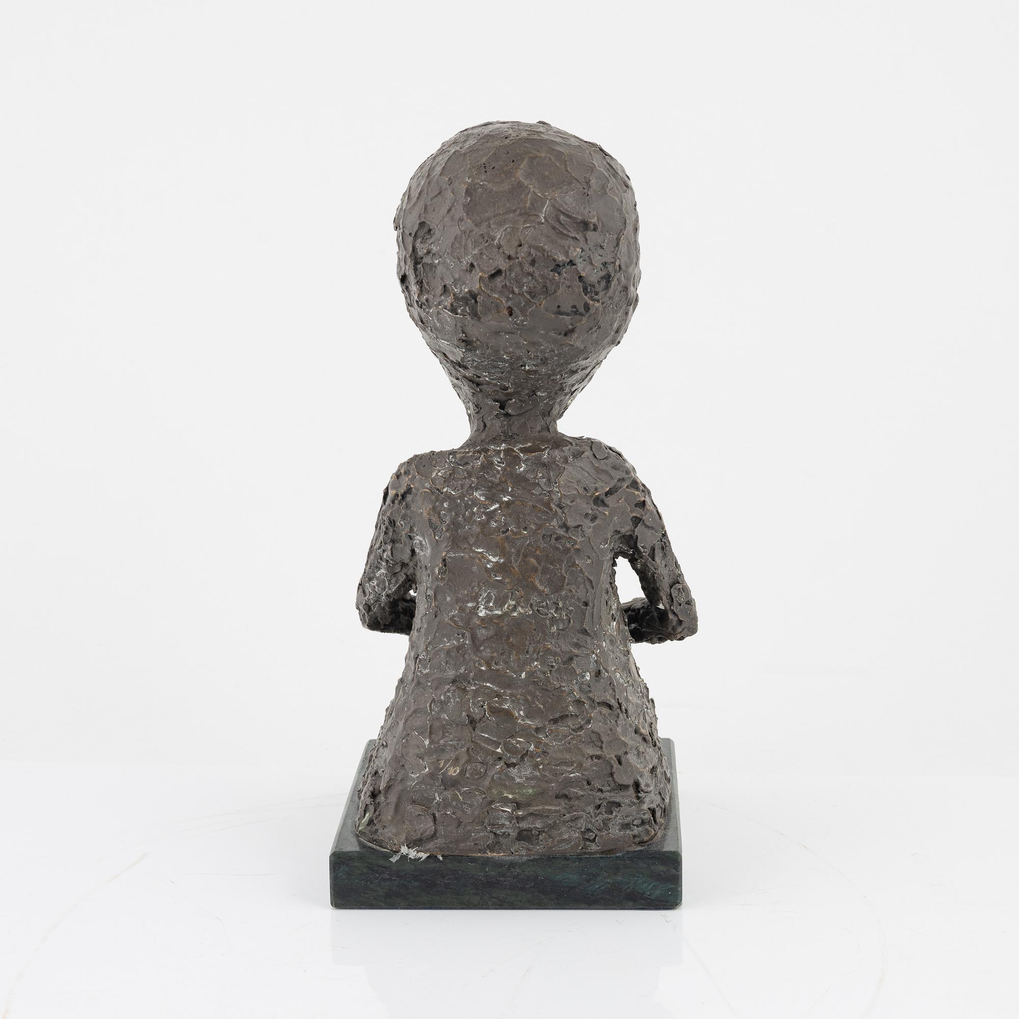 Astrid Rietz, a bronze sculpture, signed, numbered 1/10.
