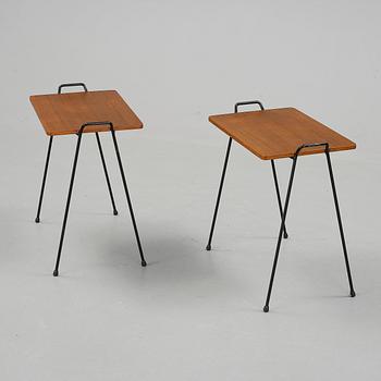 SÄNGBORD, ett par, 1950/60-tal.