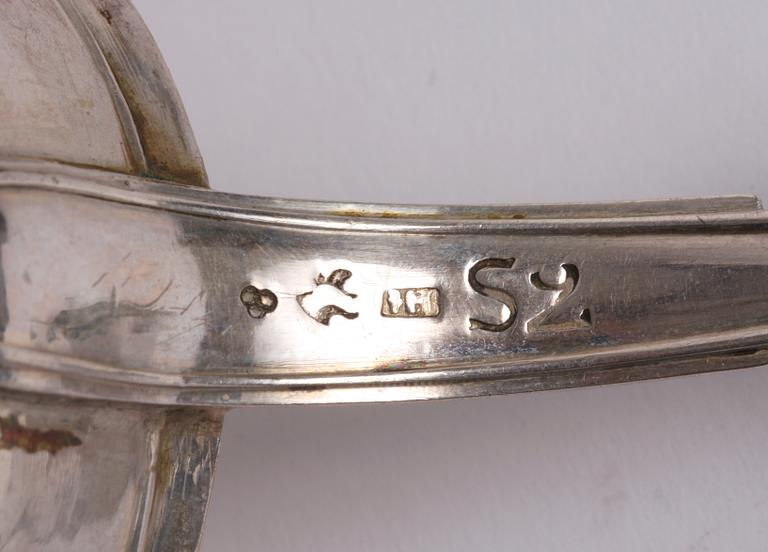 SOCKERSTRÖARE, silver, Sverige år 1800.