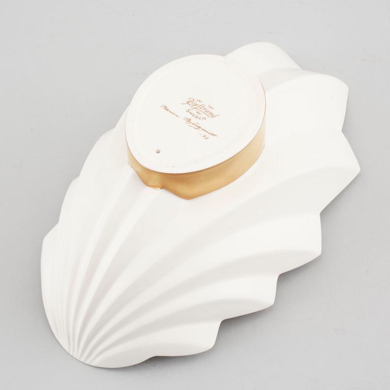 A porcelain bowl by Karin Björquist for Rörstrand, dated -95.