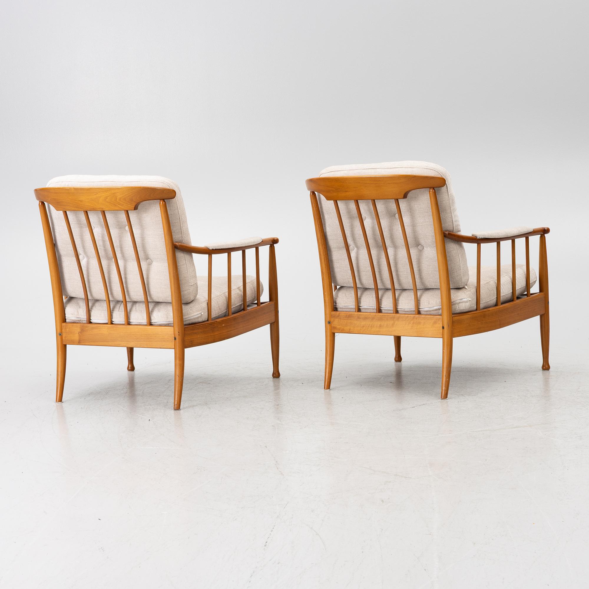 Kerstin Hörlin-Holmquist, A pair of armchairs, 'Skrindan', OPE möbler.