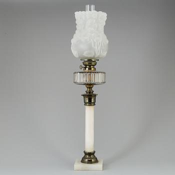 A Cerosene lamp, early 20th century.