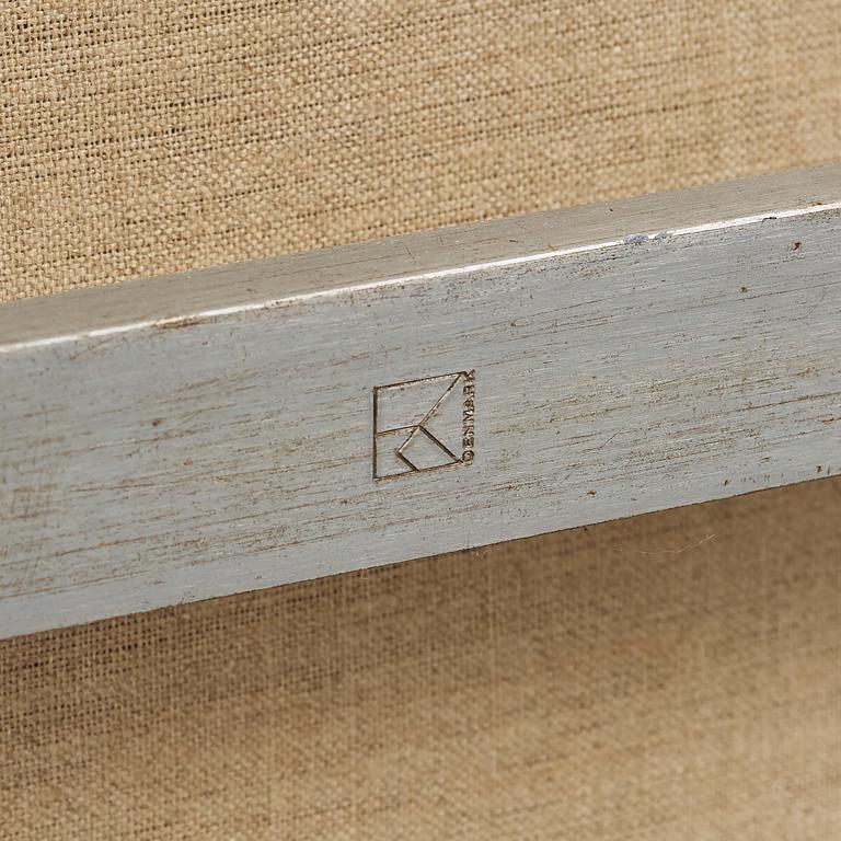 POUL KJAERHOLM, fåtölj, "PK-31", brunt skinn, E Kold Christensen, Danmark 1960-tal.