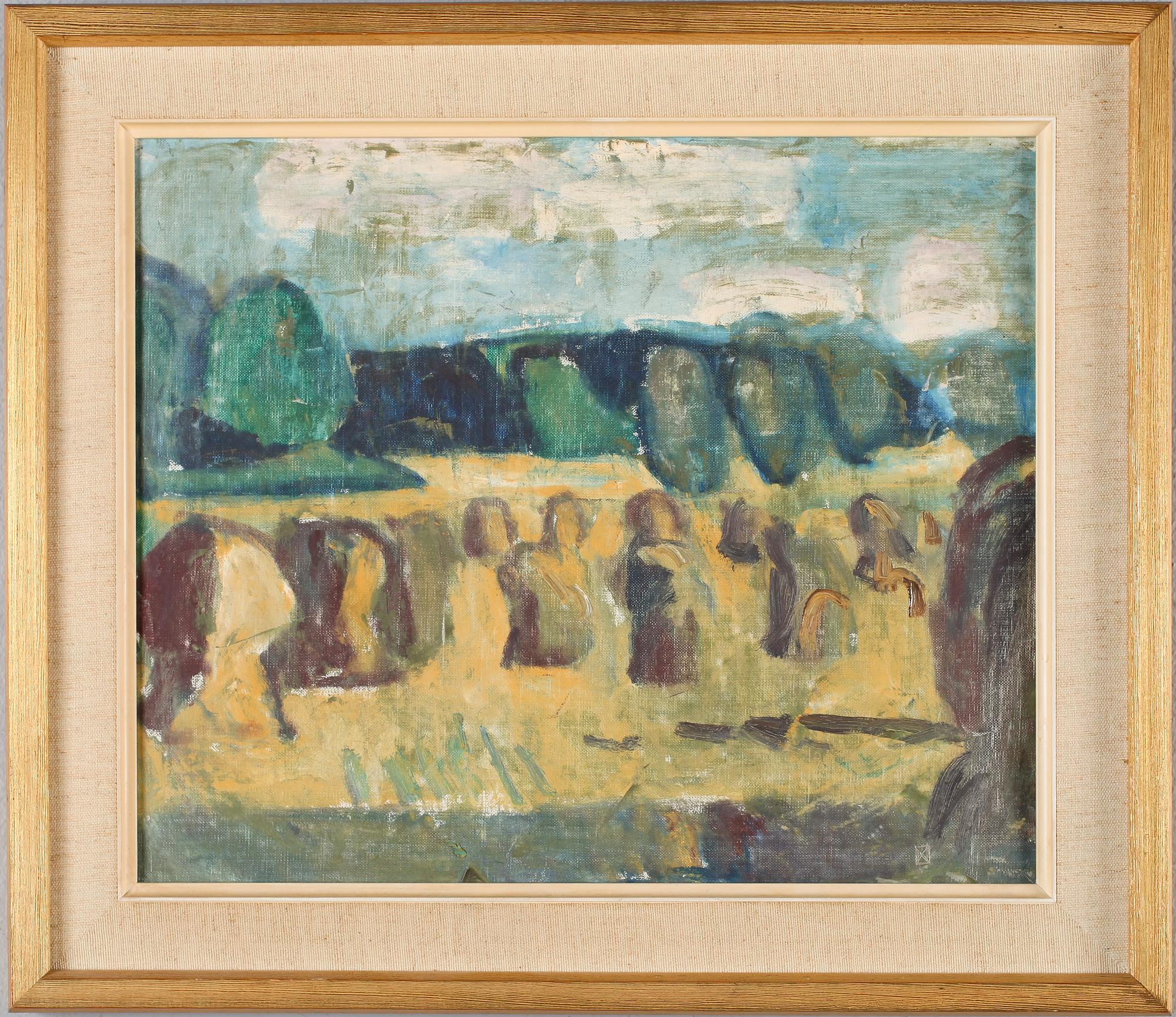 NISSE ZETTERBERG, olja på duk, monogramsignerad.