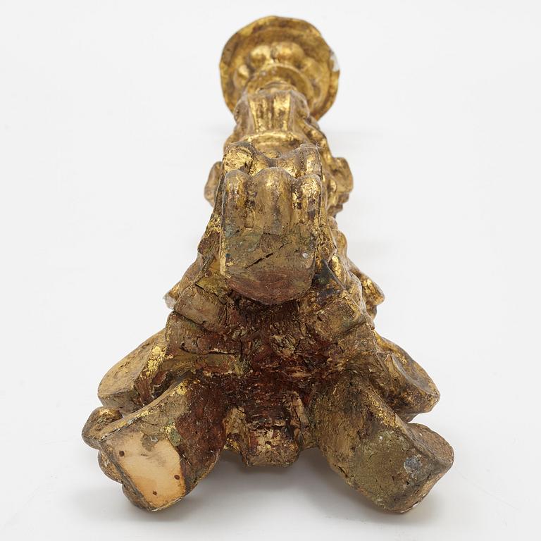 Altarljusstake, Barock, omkring år 1700.