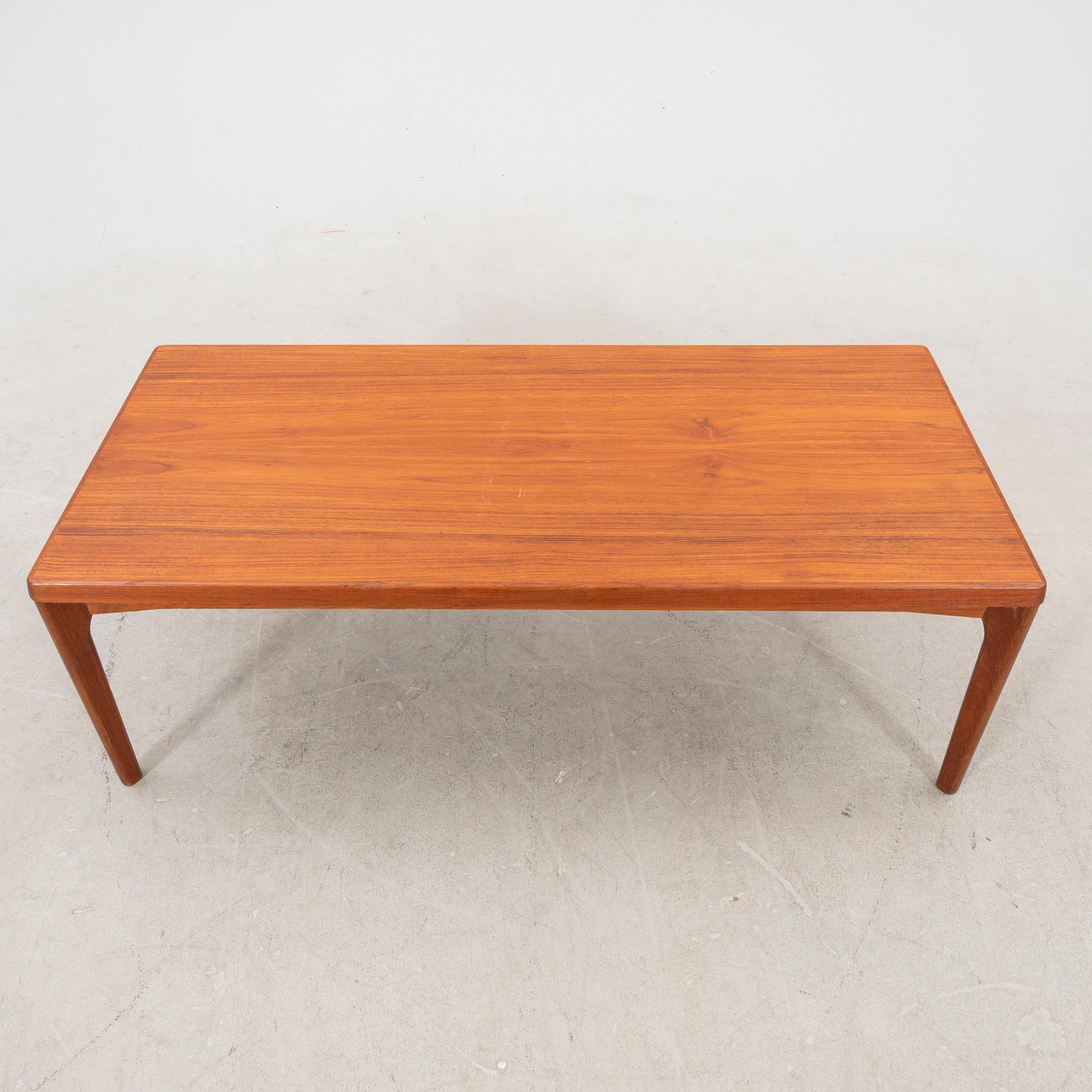 A teak coffee table second part of the 20th century.