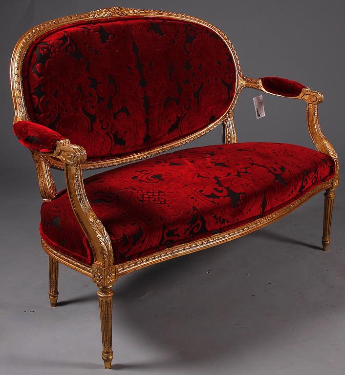 SOFFA, gustaviansk stil, 1900-talets första hälft.