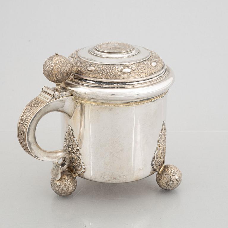 A Swedish Silver Tankard, mark of K. Anderson, Stockholm 1905.