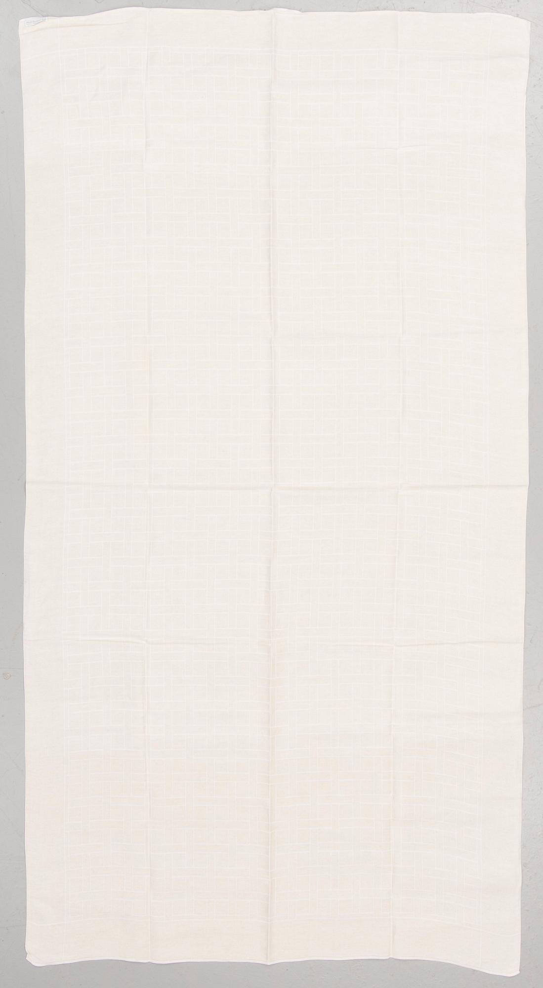 DUKAR, 2 st och LÖPARE, linne, Klässbols Linneväveri.