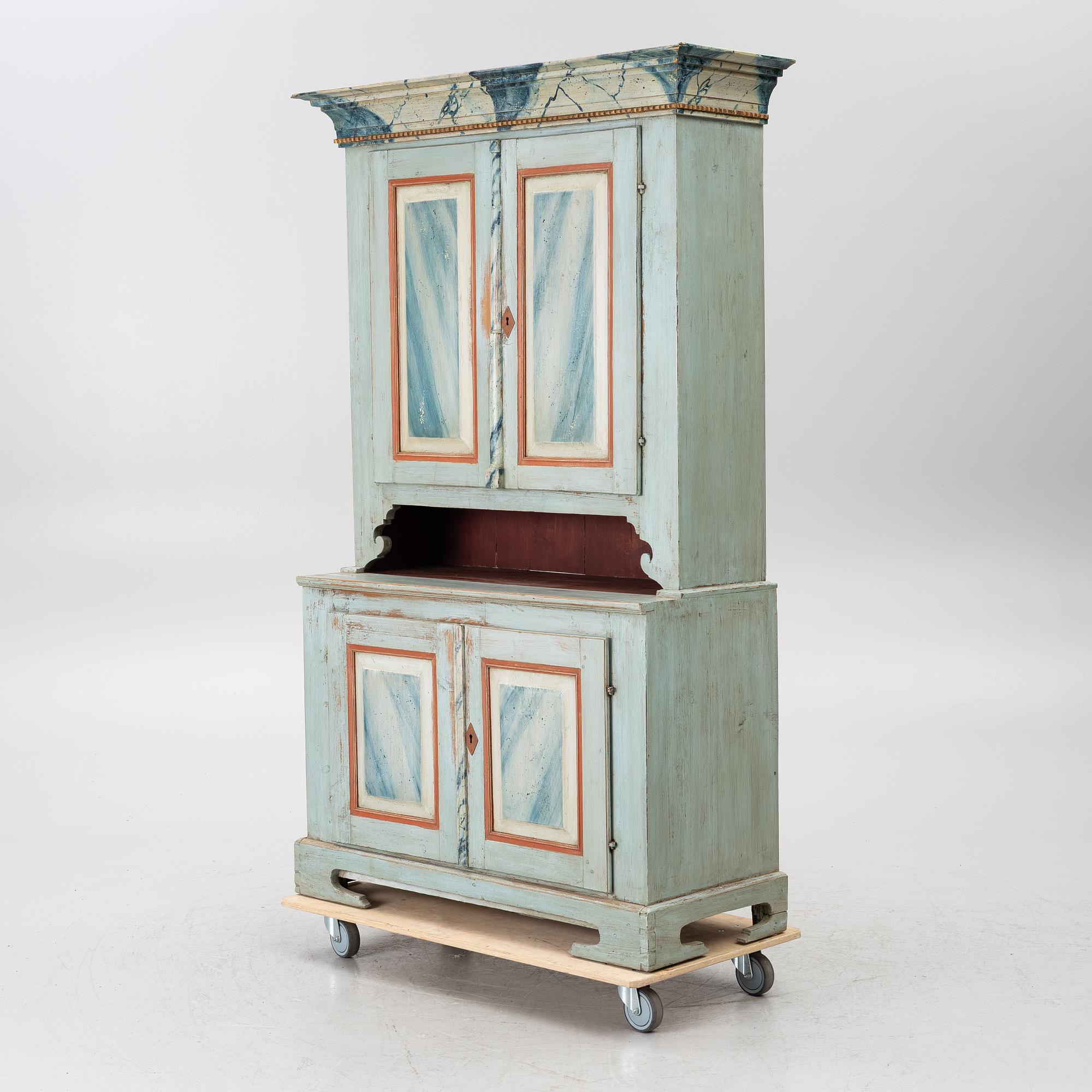A cabinet, Jämtland, 18th/19th century.