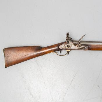 A Swedish flintlock gun 1815-26 pattern.