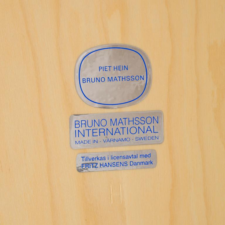 BRUNO MATHSSON och PIET HEIN, "Superellips", Bruno Mathsson International, bord, 1900-talets fjärde kvartal.