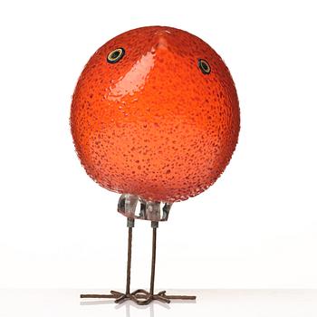 Alessandro Pianon, fågel, "Pulcino", Vistosi, Italien, 1960-tal.